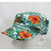 Casquillo militar floral de la manera 2016 Gorra de béisbol (MH-080064)